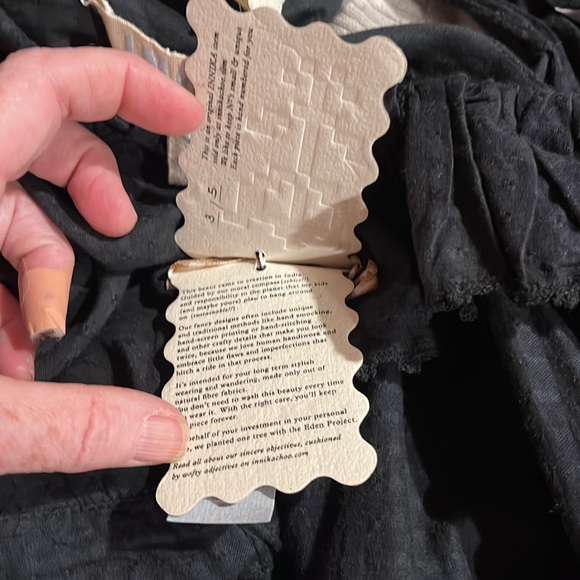 Innika Choo square neckline 100% cotton mini dress size 3 - Picture 9 of 11